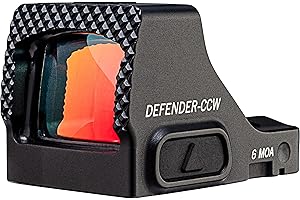Vortex Optics Defender-CCW Micro Red Dot Sights - Motion Activation with Auto-Shutoff, Shield RMS Footprint, Fast-Rack Texturing - Unlimited, Unconditional Warranty