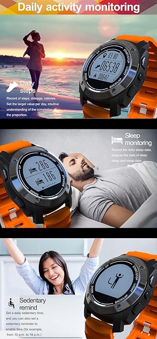 Amazon.com: S928 GPS Outdoor Sports Smart Watch IP66 Life ...