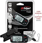 Realalt 3DTriSport 3D Pedometer with Clip & Strap, 30 Day Memory, Large Display view 7