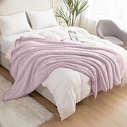 EMME Fuzzy Fleece Warm Throw Blanket 50"x60" Ultra