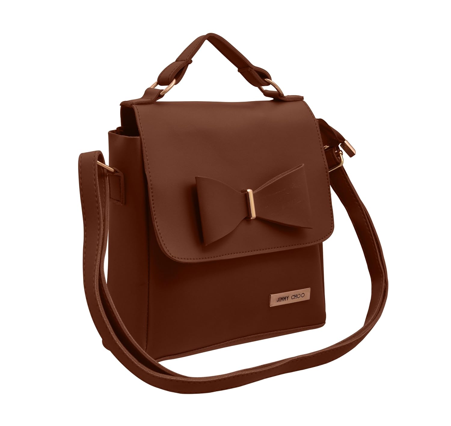 tap fashion fancy stylish pu synthetic women's sling bag with adjustable strap for ladies and girls