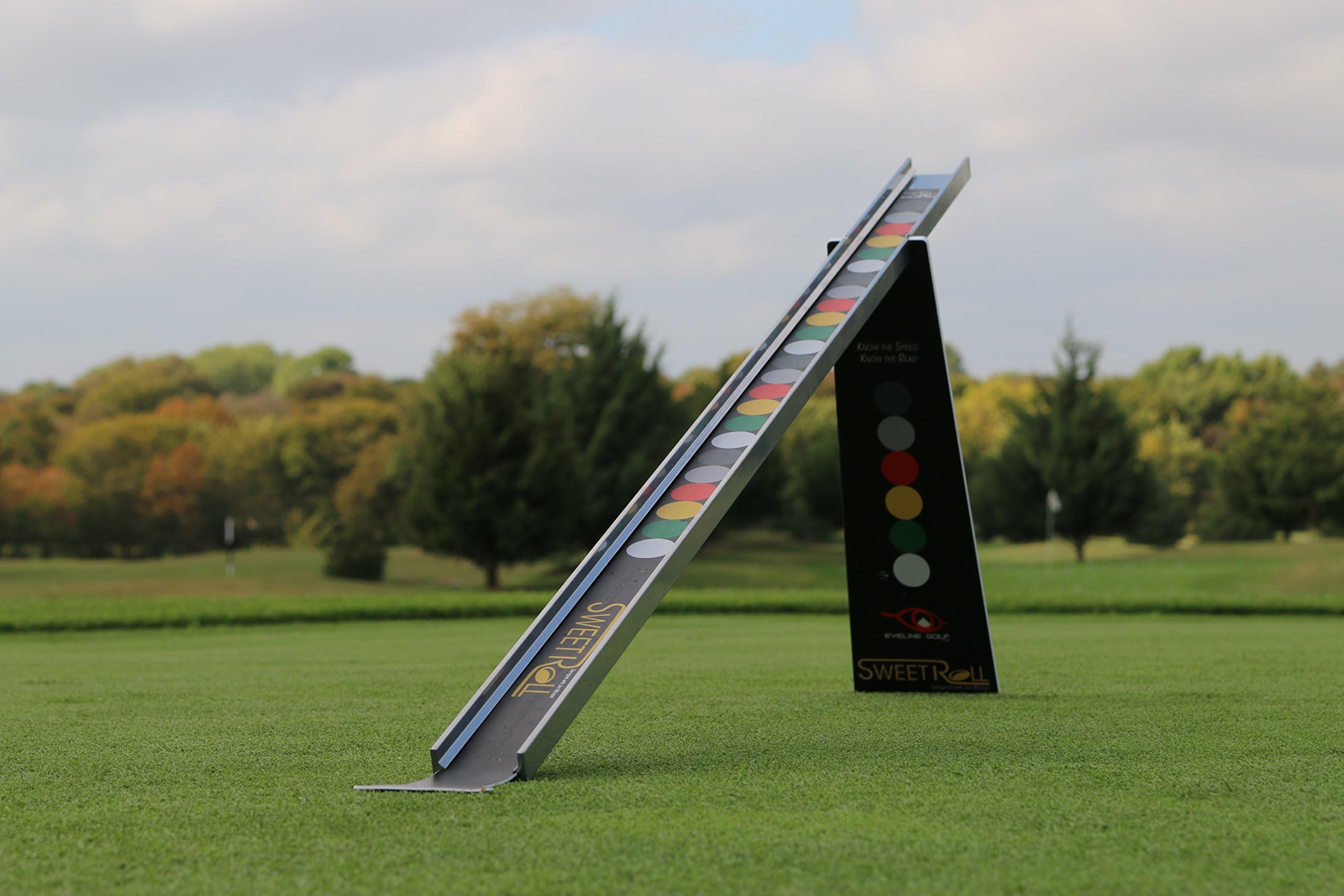EyeLine GolfSweet Roll Rail System - The Perfect aid to Learn Green Reading, Speed, and Perfect Practice routines. Made in USA