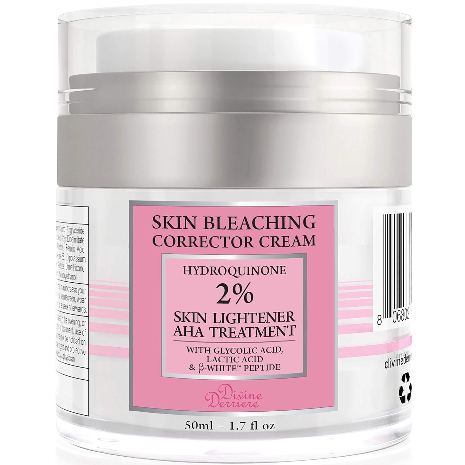 divine derriere skin lightening 2 hydroquinone