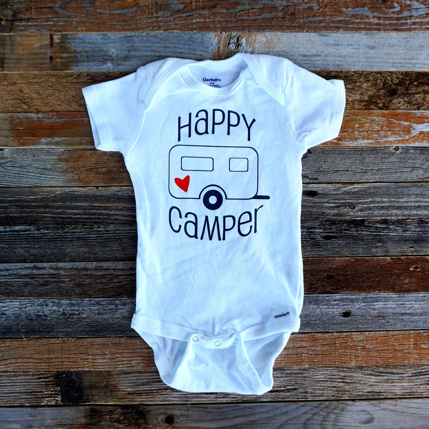 happy camper onesie