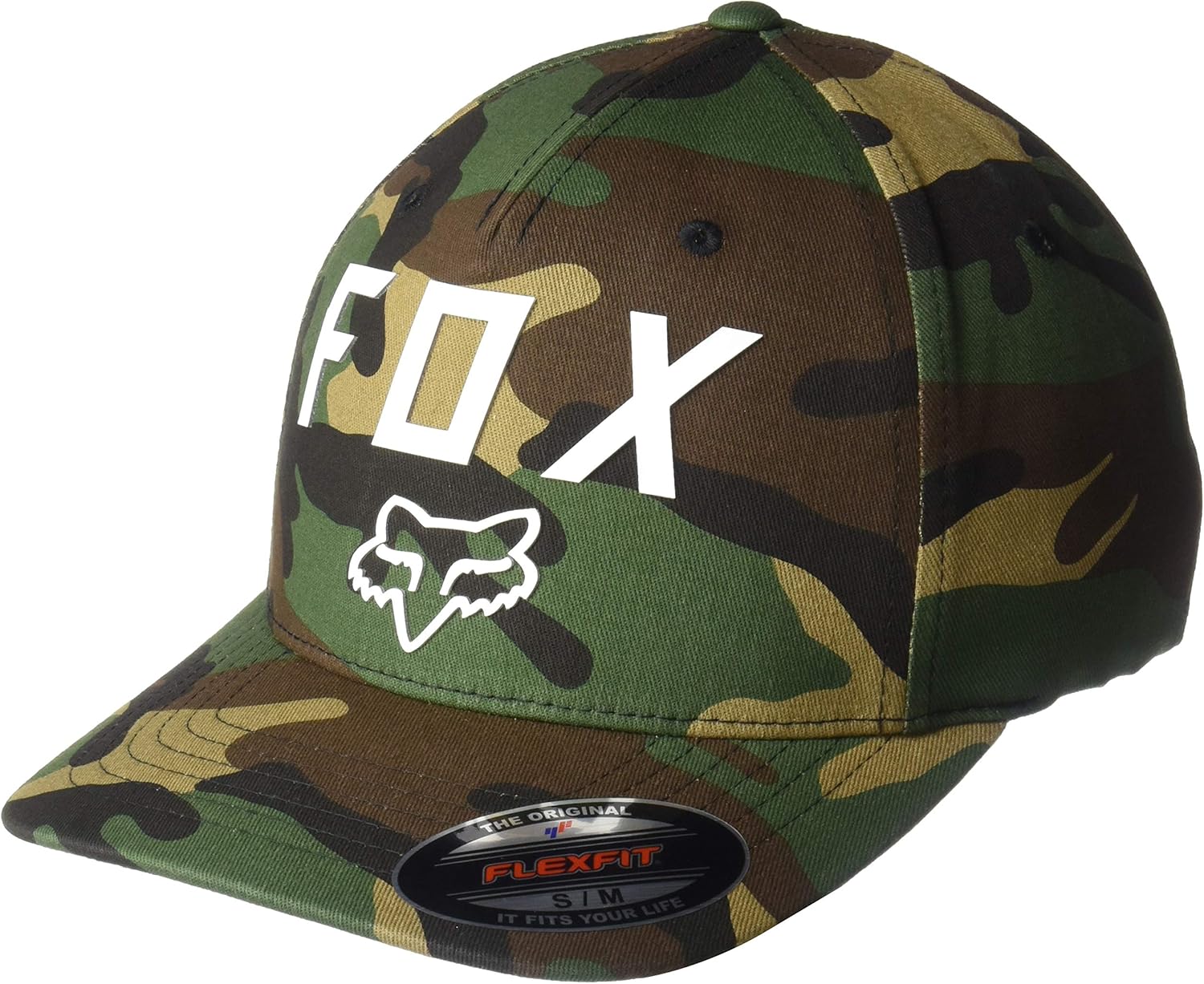 Fox Men's Number 2 Flexfit HAT Baseball Cap, Green Camo, SmallMedium Amazon.co.uk Clothing