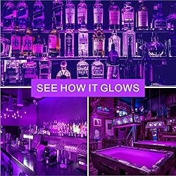 Gonhom 4 Pack A19 LED Purple Light Bulb,9 Watt