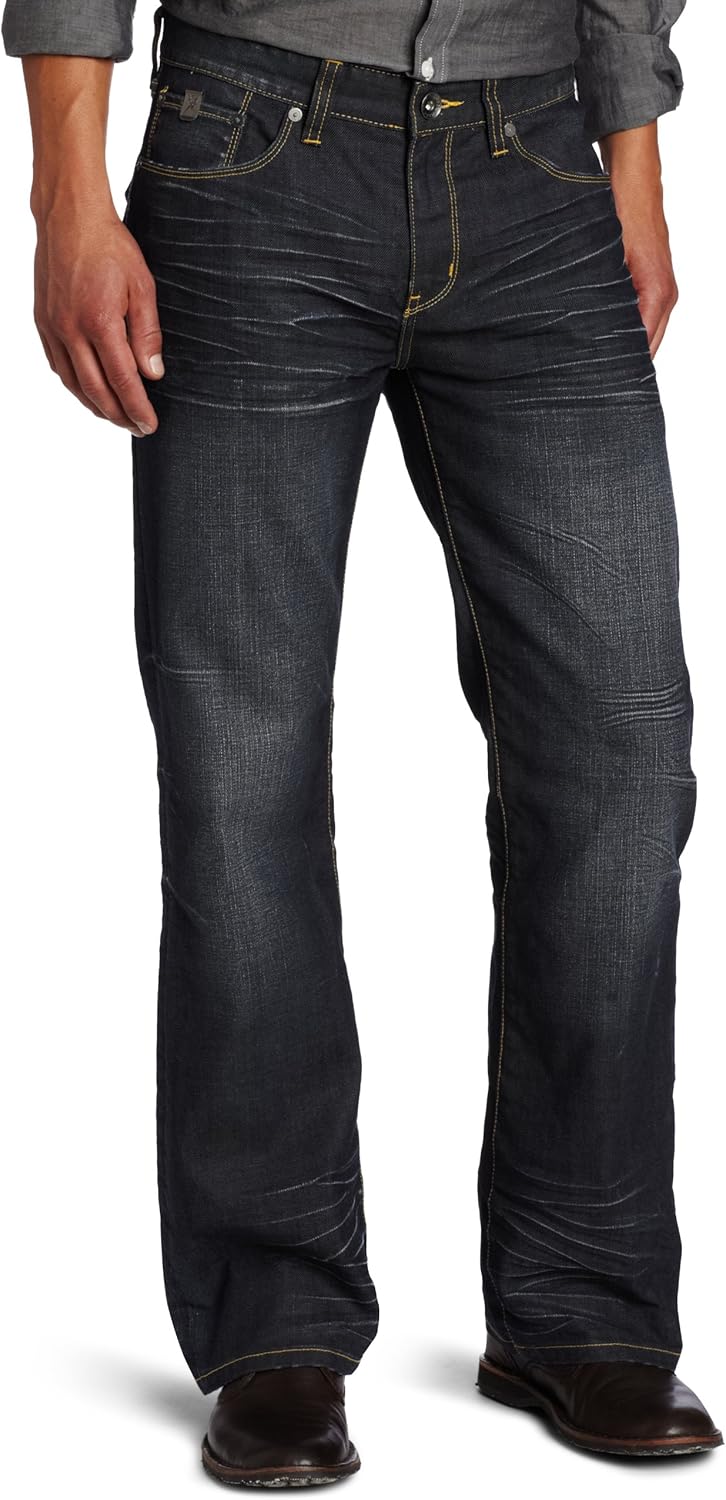 Marc Ecko Cut & Sew Men's Bootcut Frisco Wash Pant, 34 at Amazon Men’s