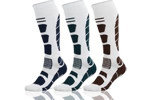 HROMEC Ski Socks Merino Wool Thermal Knee High Winter Snowboard Sport Socks Men Women, Hunting