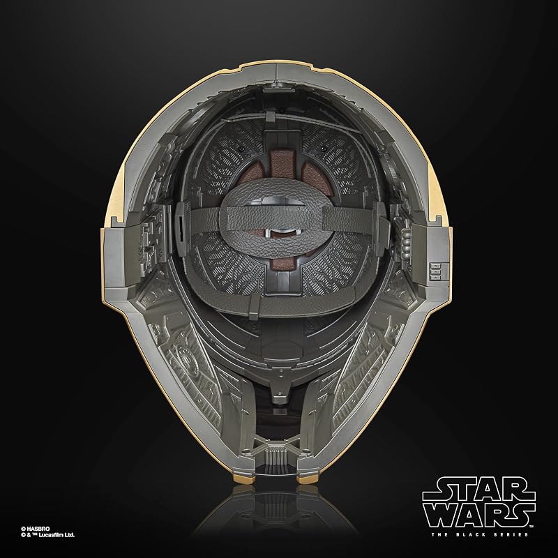 The Black Series The Armorer, casque électronique premium, article de cosplay pour adulte, dès 14 ans