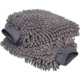 Amazon Basics Deluxe Microfiber Car Wash Mitt, 2 Pack