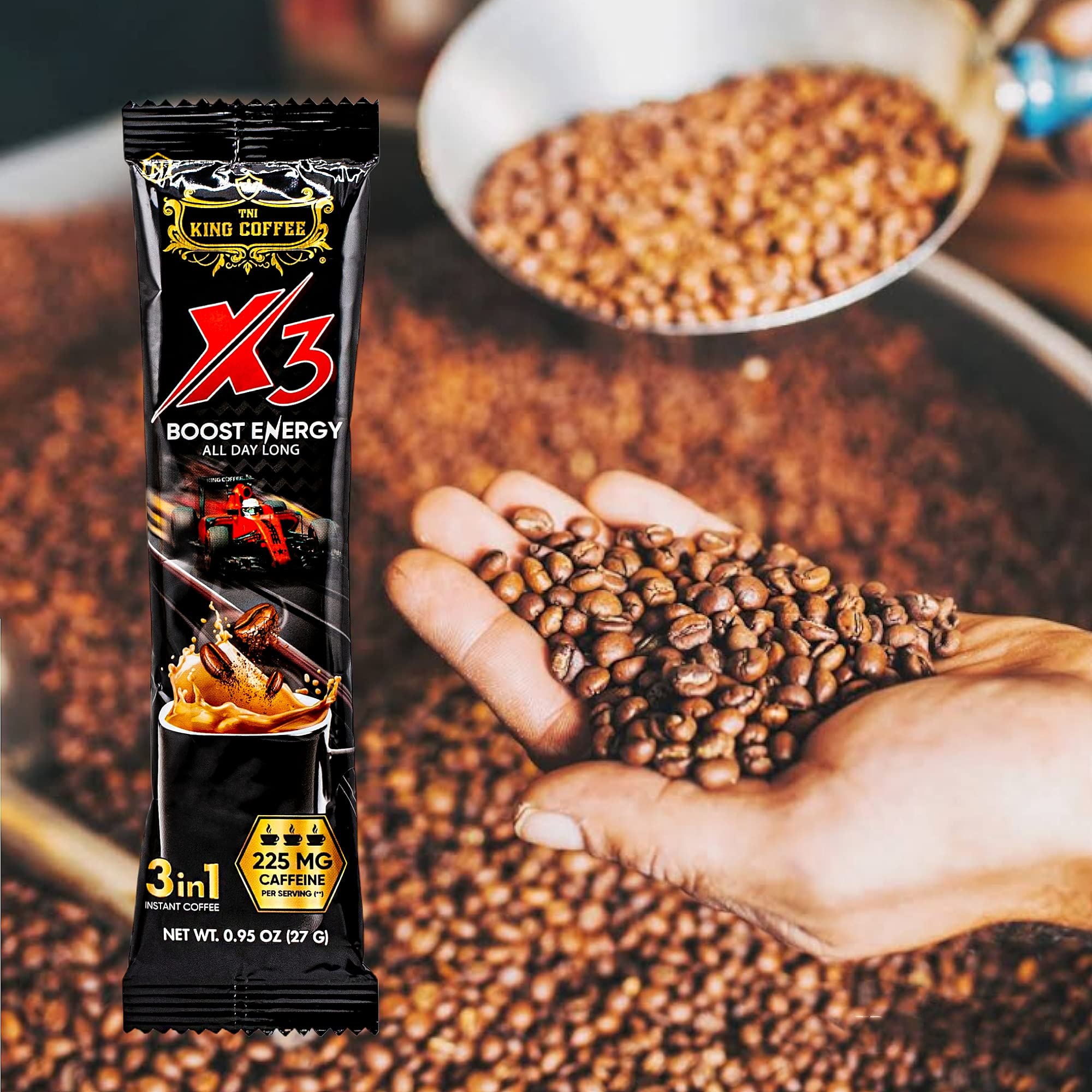 Mua King Coffee 3in1 X3 Instant Vietnamese Coffee Packets, Box 12 ...