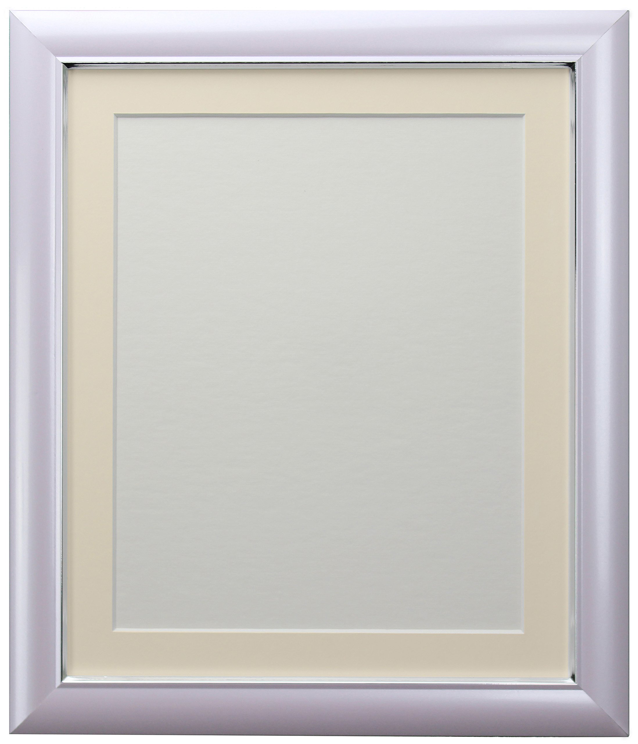FRAMES BY POST Soda Picture Photo Frame, Plastic, Lilac with Ivory Mount, 9 x 7 Image Size 6 x 4 Inch — image 1