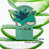 TONYMOLY I'm Aloe Mask Sheet - Moisturizing K-Beauty Hydrating Skincare 1 Sheet view 2