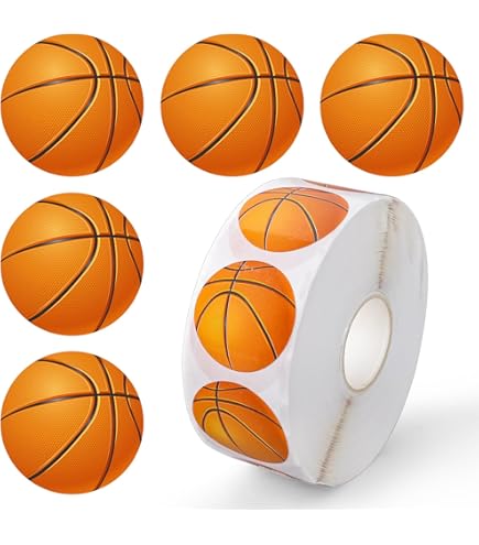 Darice Felties Filzaufkleber - 52 Stück Basketball-Motive Für Kreative Bastelprojekte Mit Kindern