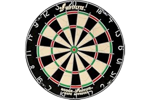 Swiftflyte Nodor Tournament Sisal Bristle Dartboard with Staple-Free Bullseye