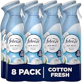 Febreze Cotton Fresh Air Freshener 185ml x8 Packs OdourClear