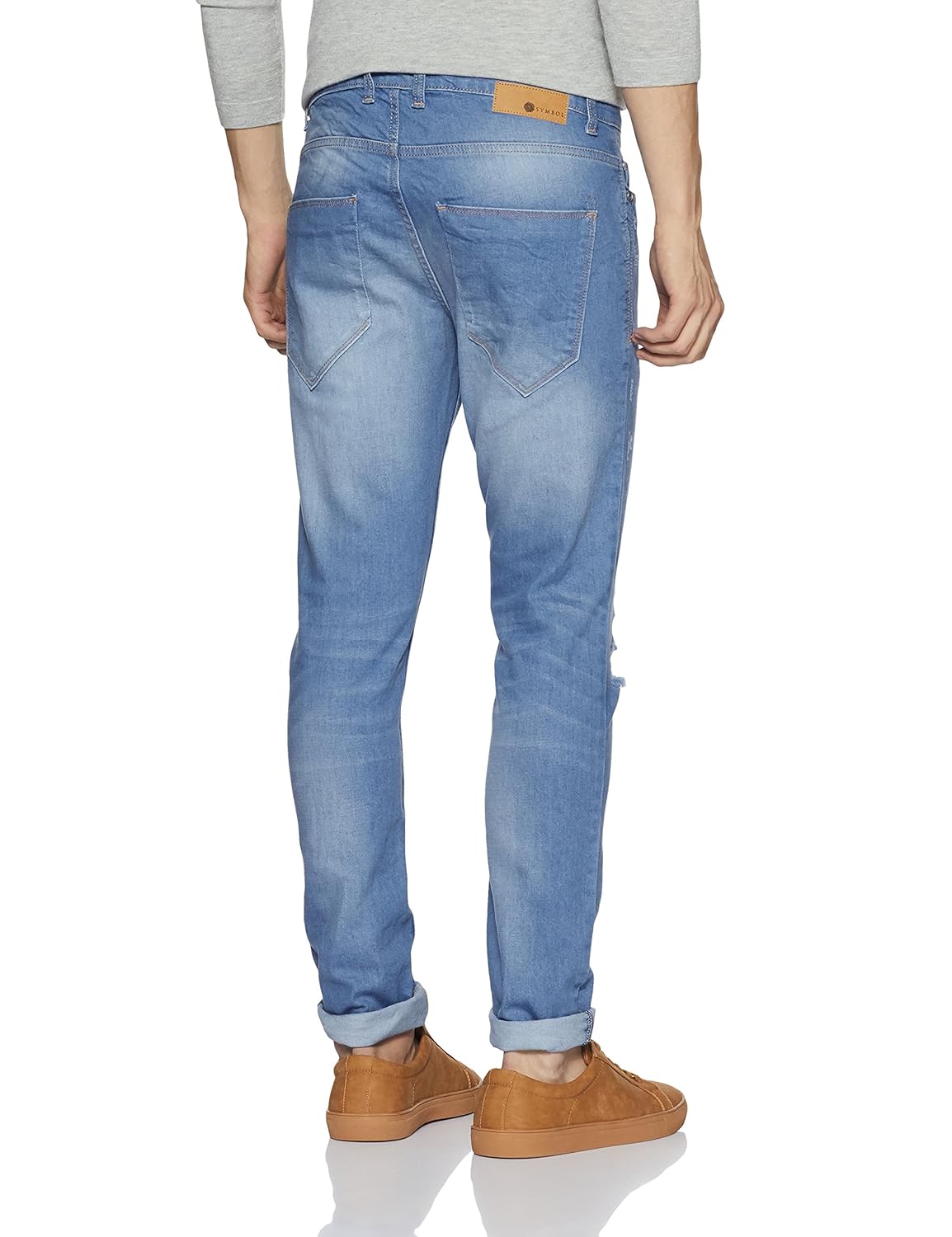 symbol amazon brand men's skinny fit jeans