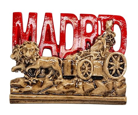 zamonji The Fuente de la Cibeles, Souvenir de Madrid España | Imán ...