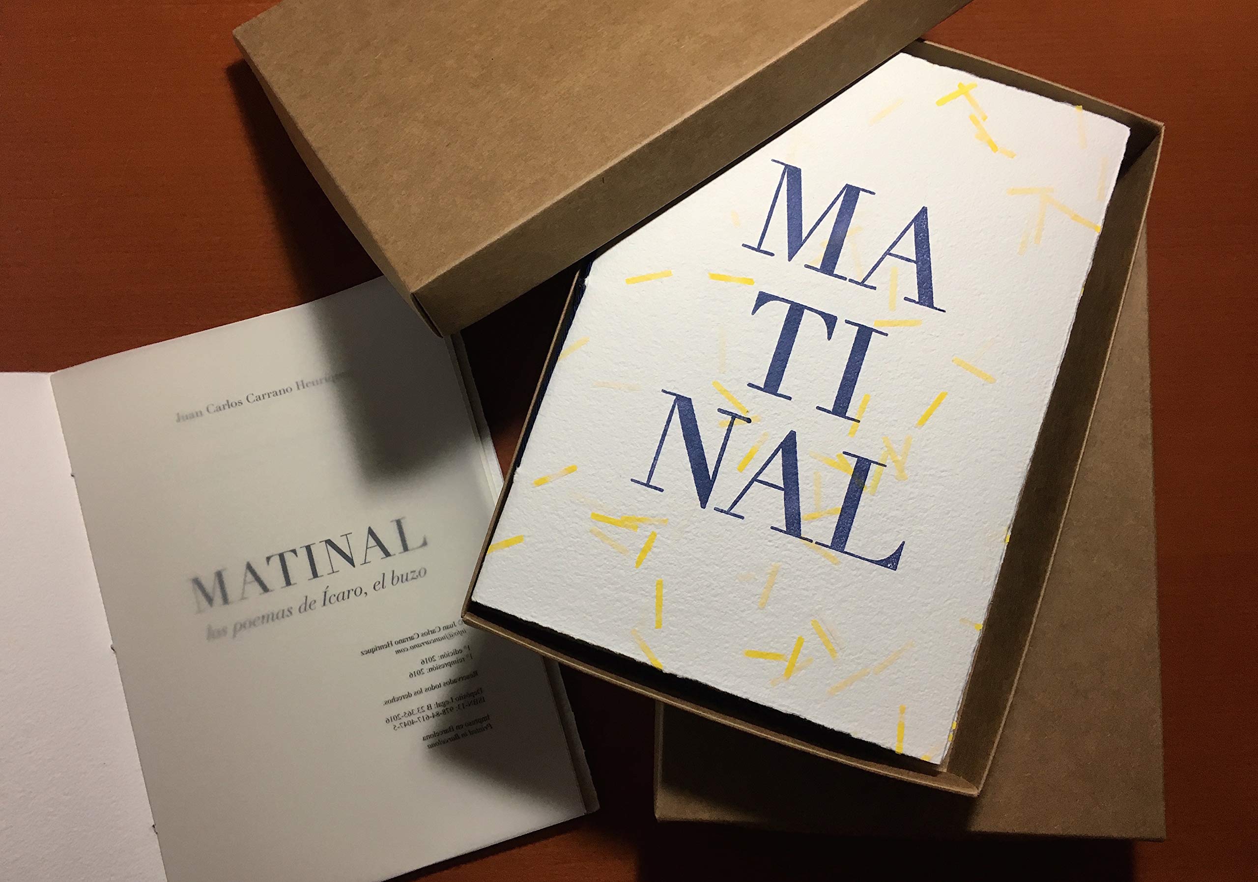 MATINAL los poemas de Ícaro el buzo