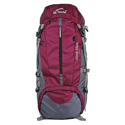 Da Tasche Climb High 75L Maroon Rucksack