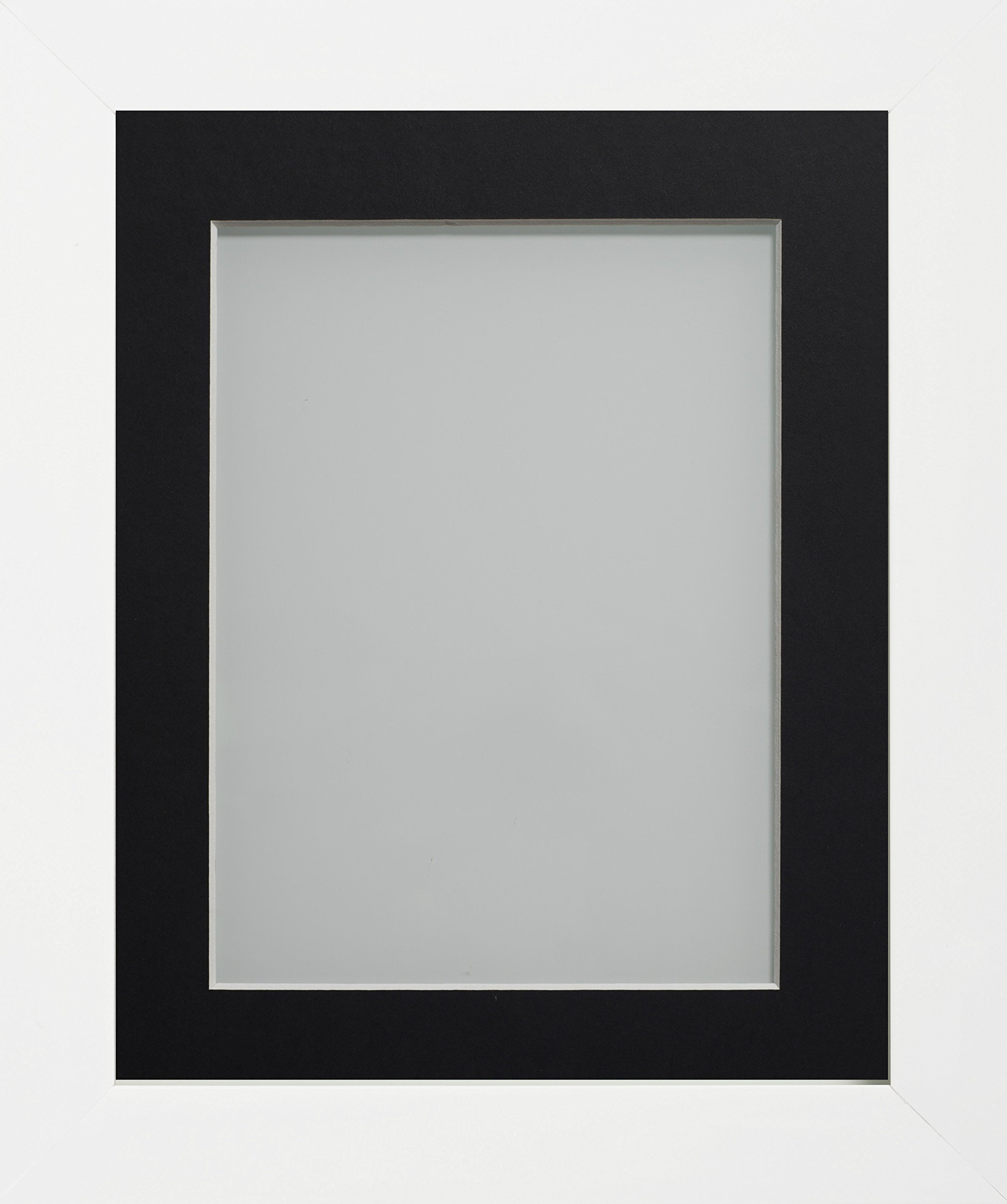Frame Company Candy Range White Picture Photo Frames with Mount*Choice of Colours*