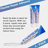 Stormsure Flexible Repair Adhesive Multi-Pack 3x5g Clear Tubes view 3