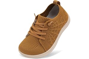 JOINFREE Toddler Shoes Girls Boys Wide Barefoot Shoes Minimalist Walking Sneakers Zero Drop Slip on Tennis Shoe Breathable Naturally Flexible