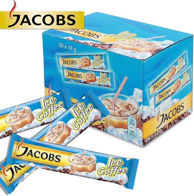 Jacobs 3 In1 Ice Café Instantáneo 60 Sobres Porciones Individuales