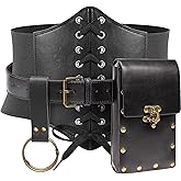 Renaissance Costume Sets Corset Waistband Belt Pouch Purse Magic Potion Bottle Skirt Hike Steampunk Medieval Halloween