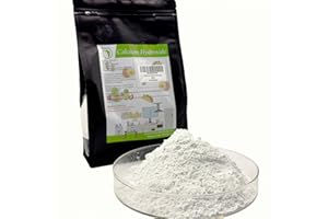 LimeFav Food Grade Calcium Hydroxide,Slaked Lime, CAS NO.: 1305-62-0(1kg/35.2oz)