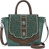 Montana West Western Tooled Crossbody Bag for Women Designer Top Handle Handbags