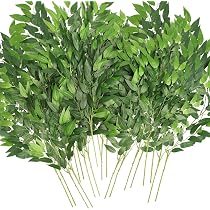 15 Tiges D'eucalyptus Artificiel Argenté Avec Graines Roses - Décoration Fleuriste, Mariage, Vase Ou Bouquet - 7