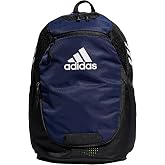 adidas Stadium Soccer Backpack 36L | Padded Laptop Sleeve, Holds A Size 5 Ball, Vented Gear Pocket, Stays Dry On Wet Fields, School Gym &amp; Travel Ready