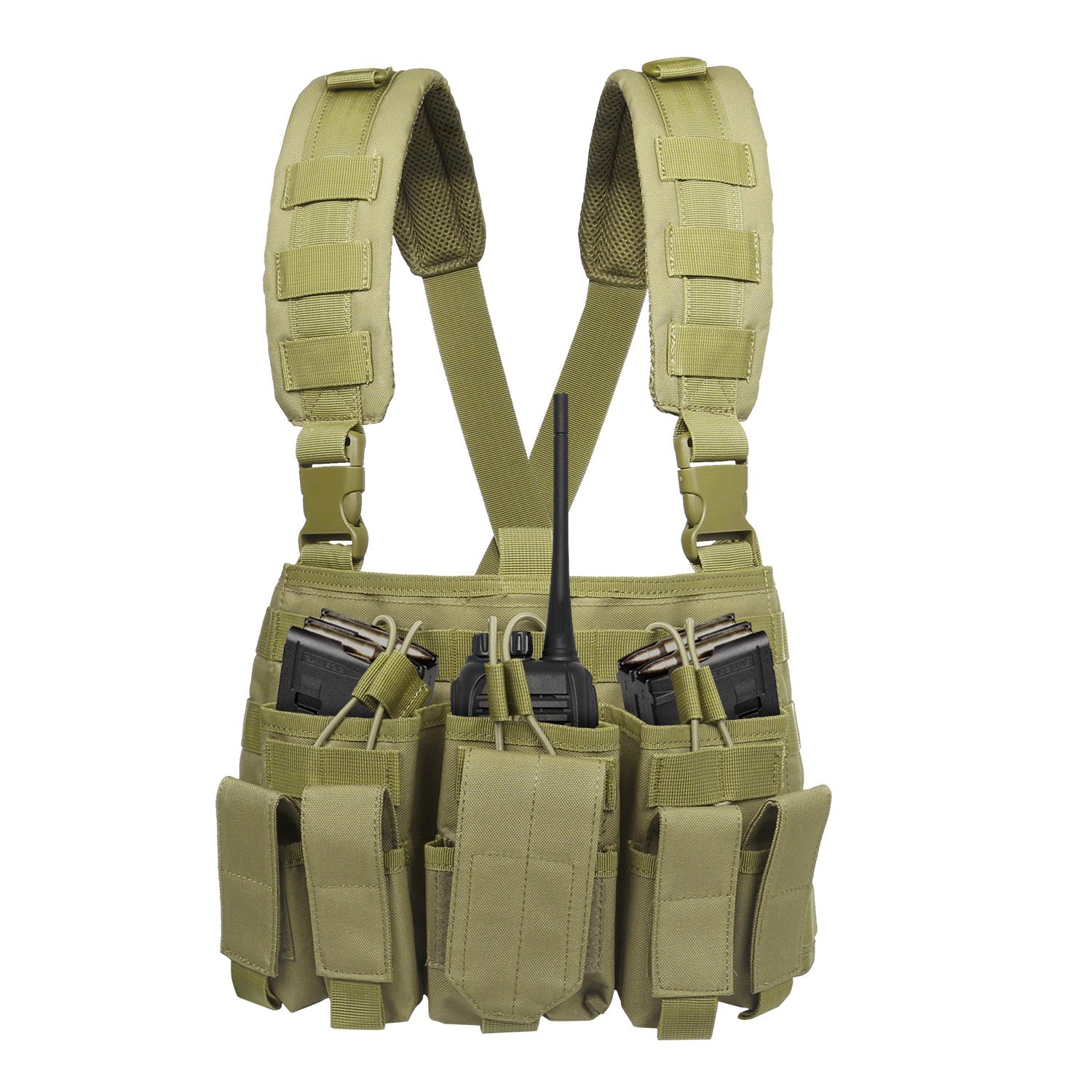 Buy Recon Chest Rig, Weize Elite Molle Modular Airsoft Chest Rig Set