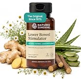 Nature's Sunshine Lower Bowel Stimulator - Helps Relieve Constipation - Cleanse &amp; Detox Your Colon with Natural Herbal Ingredients - 25 Servings - 100 Vegcaps