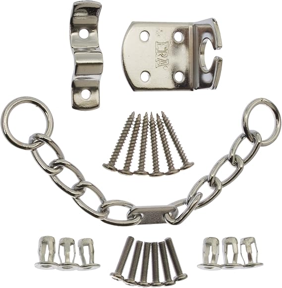 ERA High Security Door Chain Chrome Effect Amazon.co.uk DIY & Tools