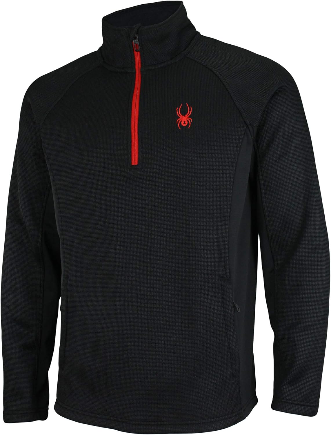 Spyder Men's Boundless 1/4 Zip Pullover, Black Small Amazon.co.uk