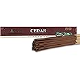 Bless-Cedar-Incense-Sticks 100%-Natural-Handmade-Hand-Dipped-Incense-Sticks Organic-Chemicals-Free for-Purification-Relaxation-Positivity-Yoga-Meditation The-Best-Woods-Scent (25 Sticks (40GM))