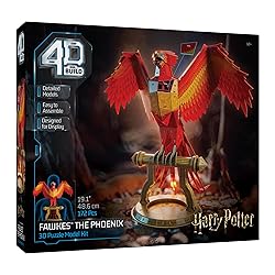 4D Build, Harry Potter Fawkes Phoenix 3D Model Kit