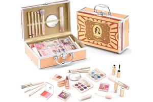 Color Nymph All In One Makeup Kit For Teenager Girls, Beginners Makeup Set For Teens Full Kit Cosmetic Set Girl Make up Kit For Girls 18 color eyeshadow 4 color Glitter & Lipgloss Blush Mirror - Red