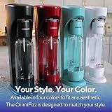 DrinkMate OmniFizz Sparkling Beverage Maker Arctic Blue 1L Bottle 60L CO2 view 8