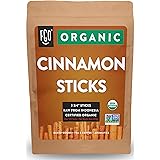 Organic Korintje Cinnamon Sticks | Perfect for Baking, Cooking & Beverages | 100+ Sticks | 2 3/4" Length | 100% Raw From Indo
