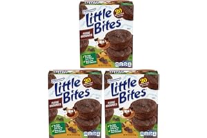 Entenmann's Little Bites Fudge Brownie Mini Muffins | 3 pack (15 pouches total)
