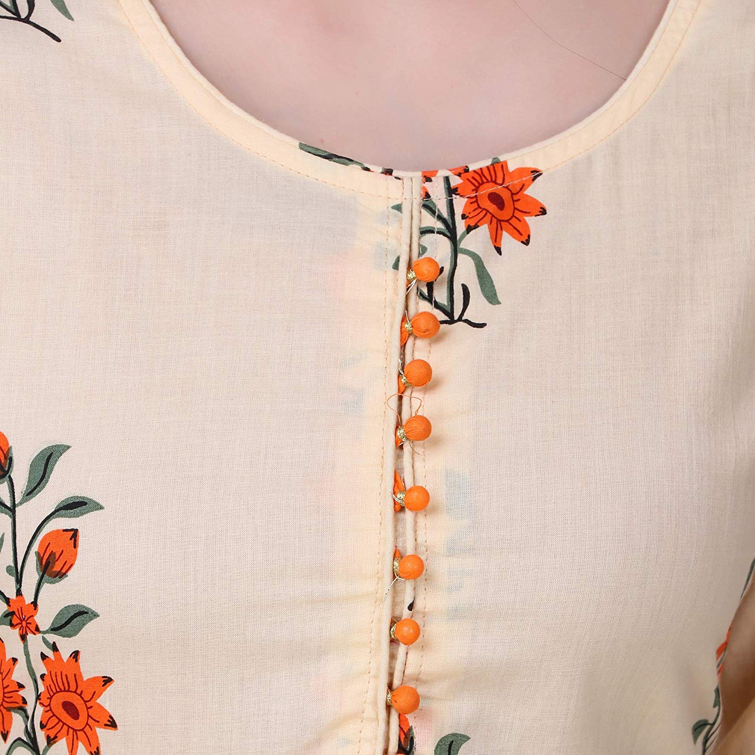 vaastra women's cotton kurti with palazzo pants set