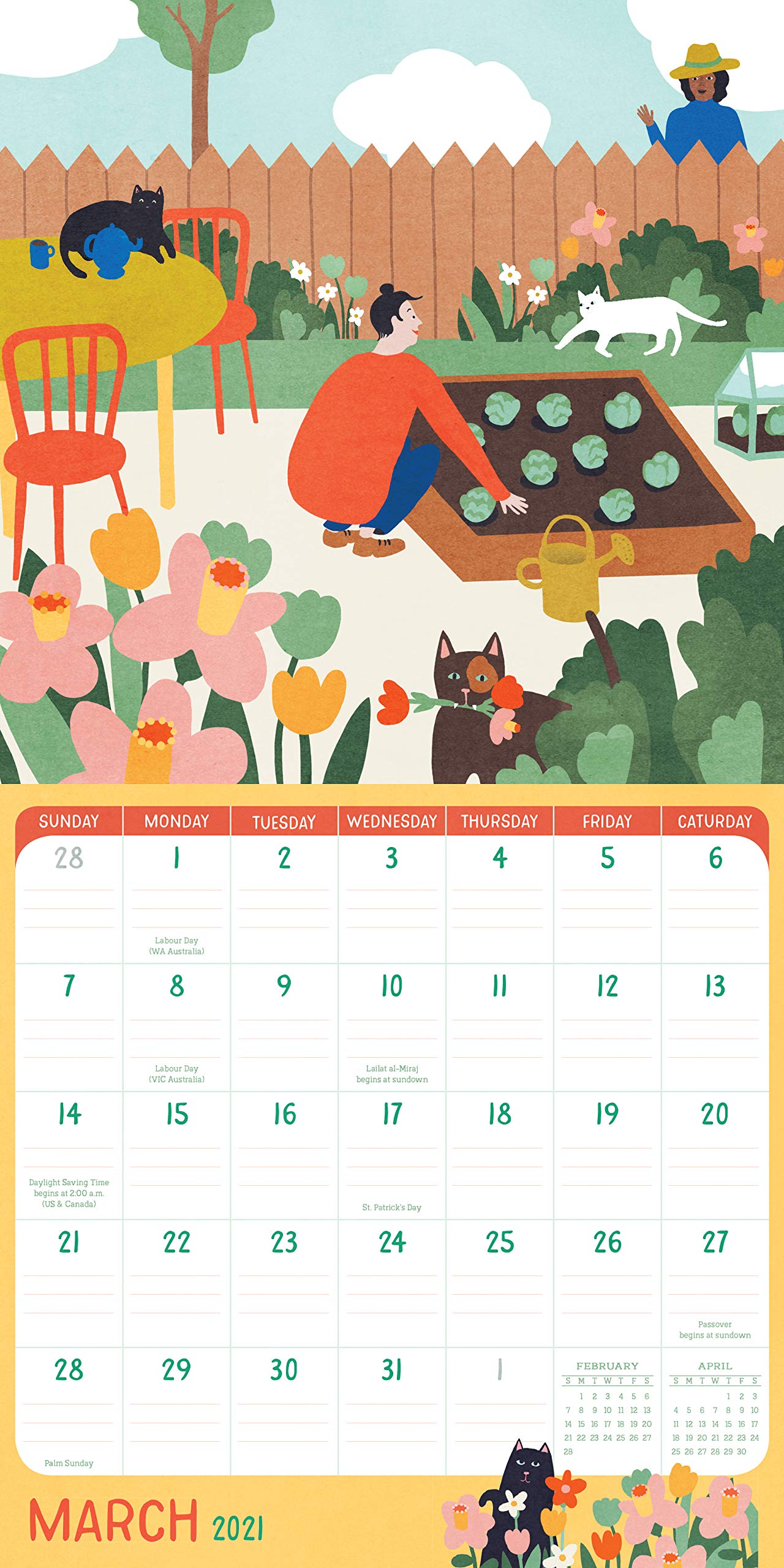 Amazon Crazy Cat Lady 21 Calendar Loonstra Agnes Scholten Ester Workman Calendars Cats