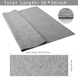 HaoFeijh Felt Fabric 36 * 36 Inch Wide 1.6mm,Fabric