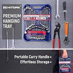 HITORK 32-Piece SAE & Metric Combination Wrench Set