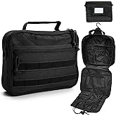 SUNRISING Toiletry Bag for Men Hanging Travel Dopp Kit Shaving Hygiene Organizer Durable Bathroom Essentials for Short Trips 