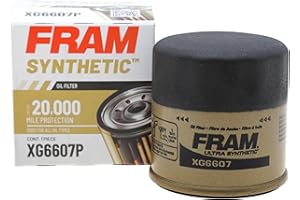 FRAM Ulta Synthetic Automotive Replacement Oil Filter, Designed for Synthetic Oil Changes Lasting up to 20k Miles, XG6607 wit