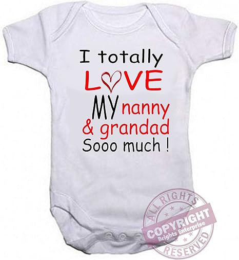 i love nanny baby grow